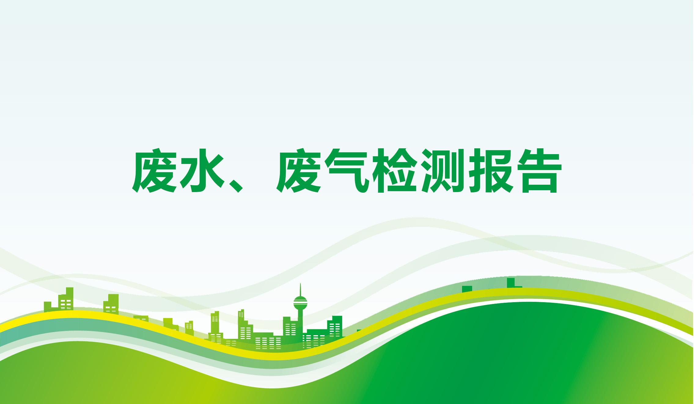 废水、废气检测报告-大宝娱乐